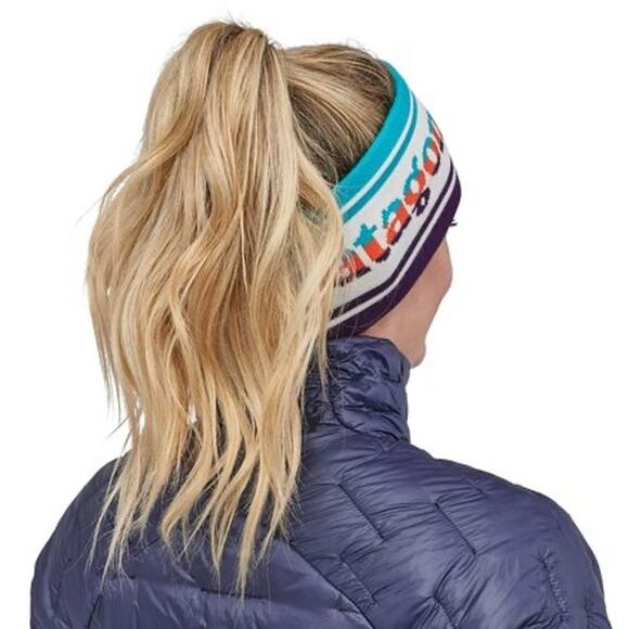 Patagonia Powder Town Knit Fleece Lined Headband Winter Outdoor Snow Gorpcore - Picture 3 of 8